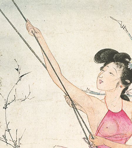 青云谱-胡也佛的仕女画和最知名的金瓶梅秘戏图